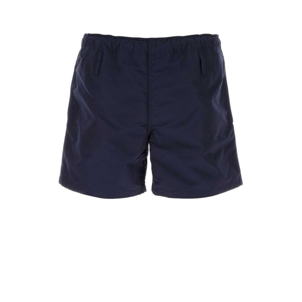 Prada Men Navy Blue Nylon Swimming Shorts